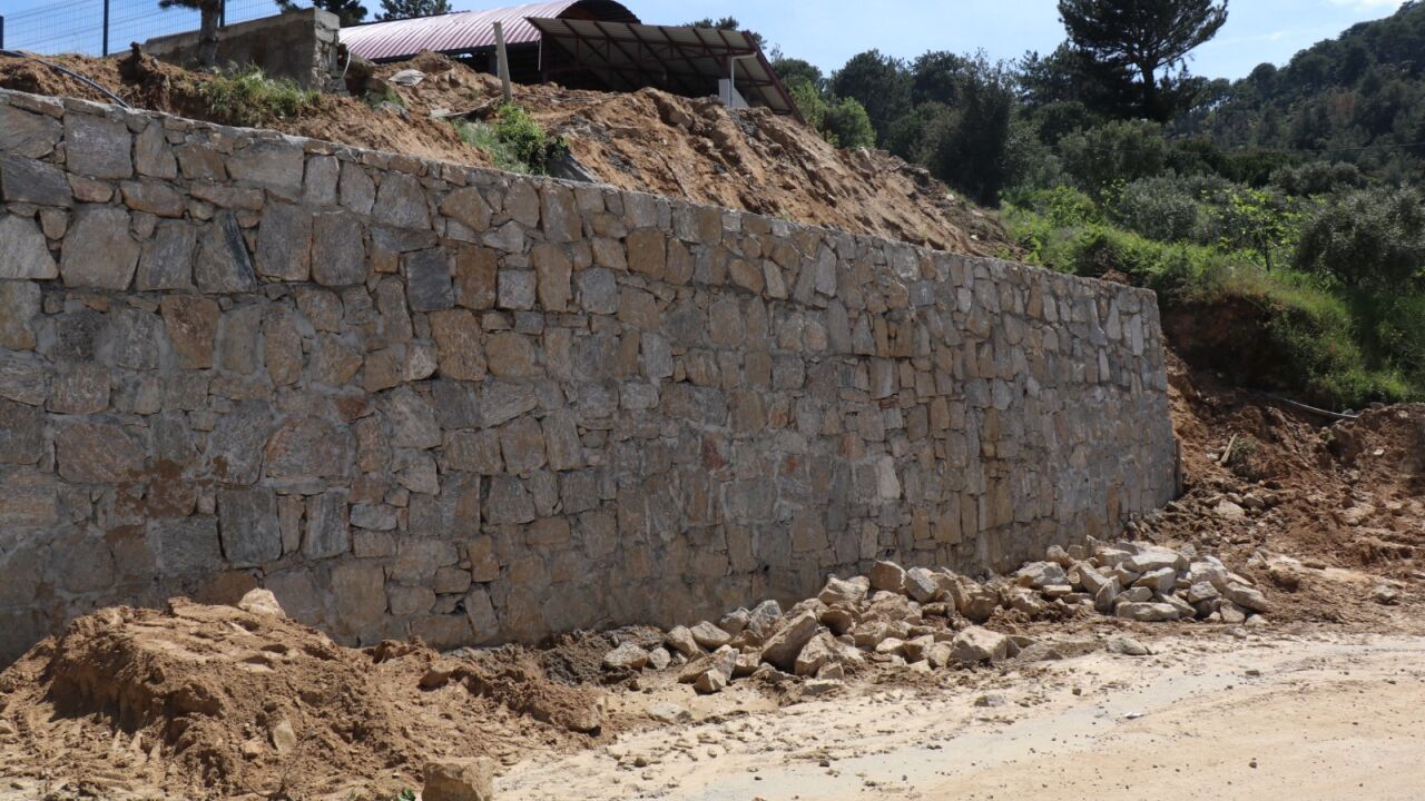 Madran’da Çöken Yol Yenilendi 2