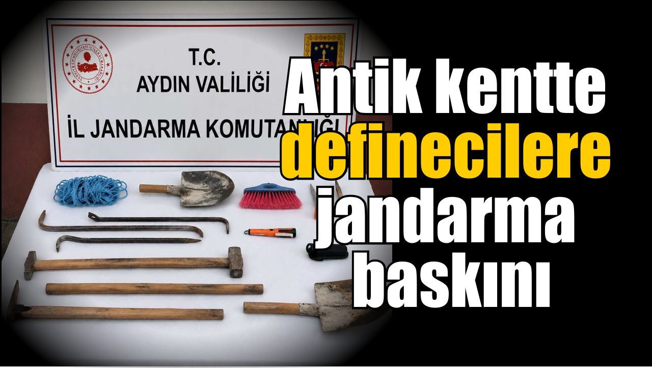 Magnesia Antik Kenti’nde kaçak kazı operasyonu: 3 gözaltı