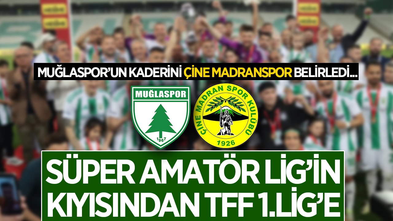 Çine Madranspor sahaya çıkmadı, Muğlaspor'un kaderi değişti
