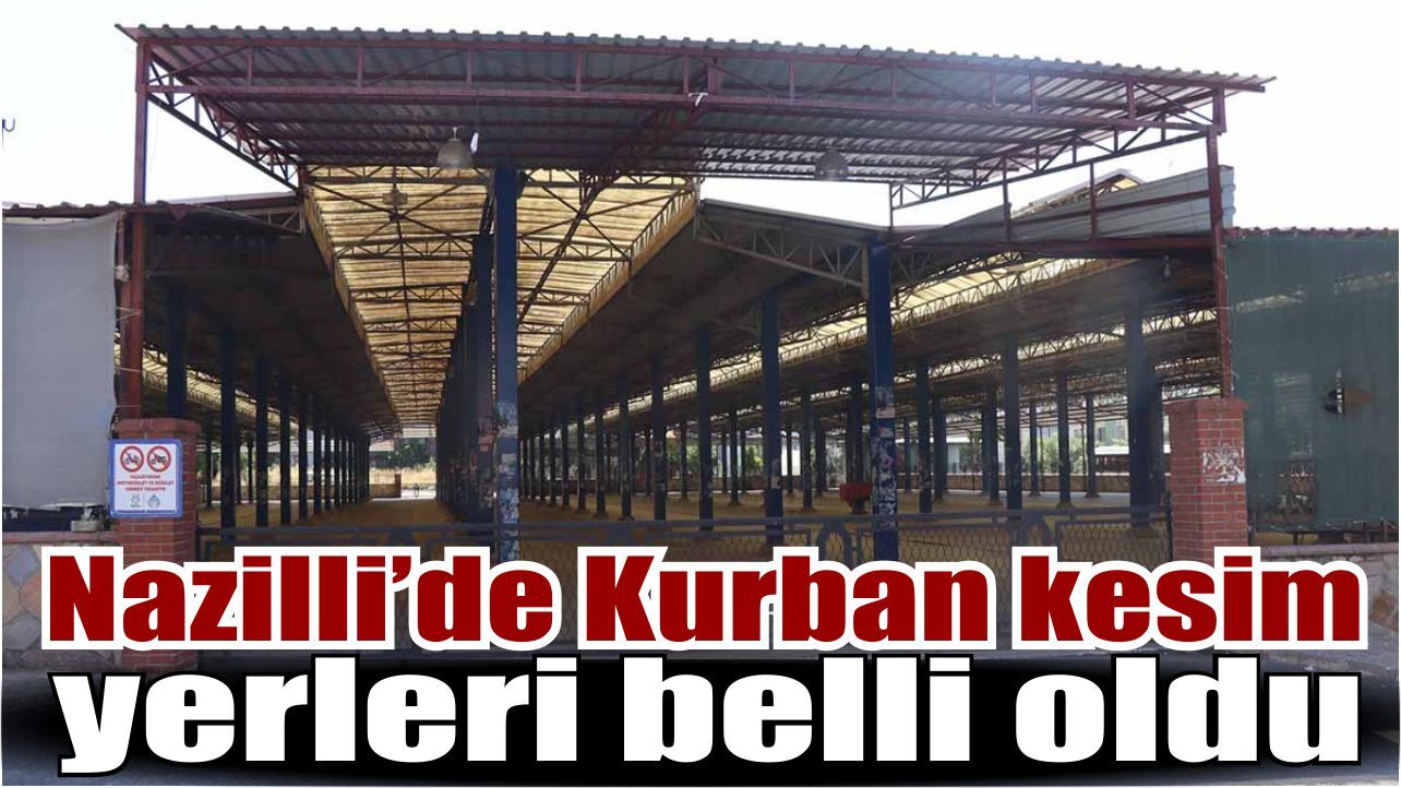 Nazilli'de beklenen açıklama geldi