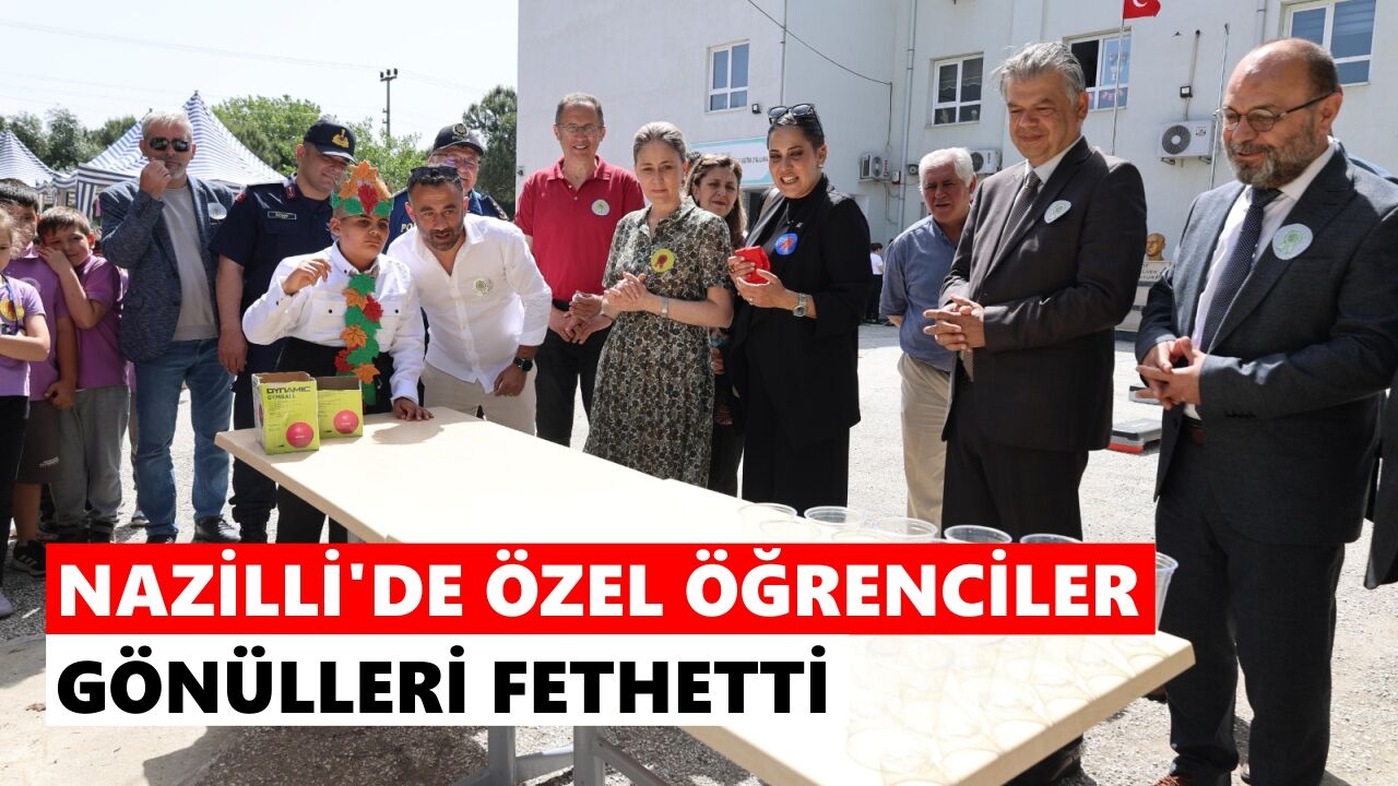 Nazilli’de özel öğrenciler gönülleri fethetti