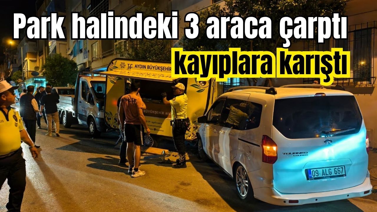 Nazilli’de zincirleme kaza! Kaçan sürücünün oyunu tutmadı