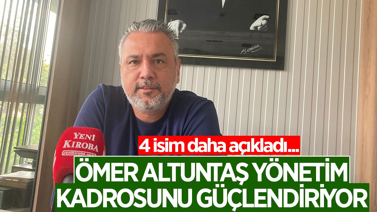 Aydın ASKF Başkan Adayı Altuntaş, yönetim kadrosunu güçlendiriyor
