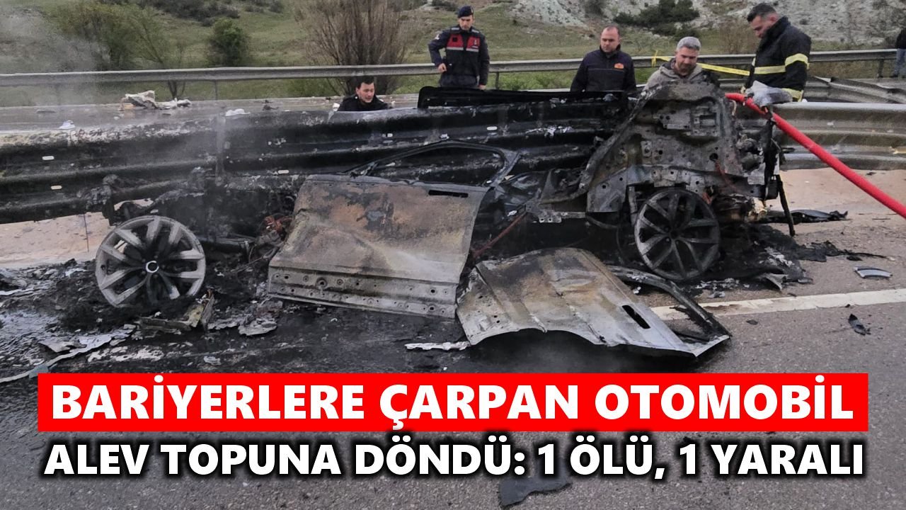 Otomobil küle döndü: 1 ölü, 1 yaralı