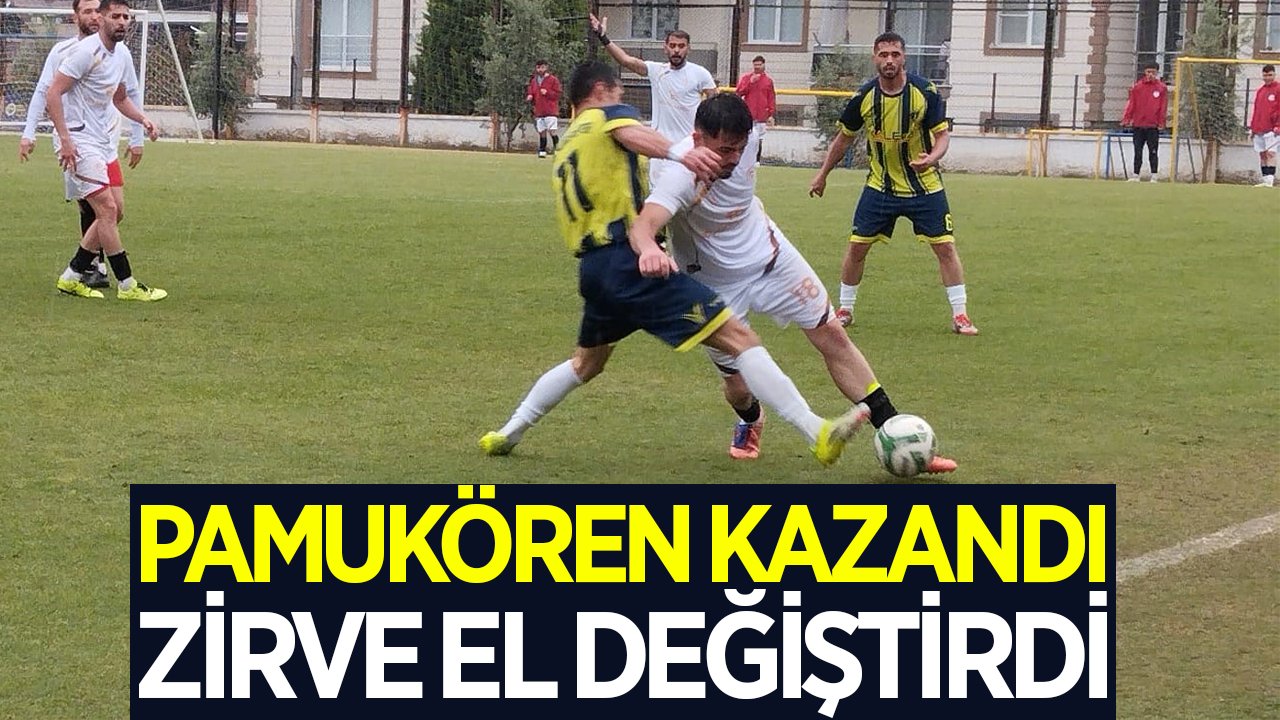 Pamukörenspor kazandı, zirve el değiştirdi