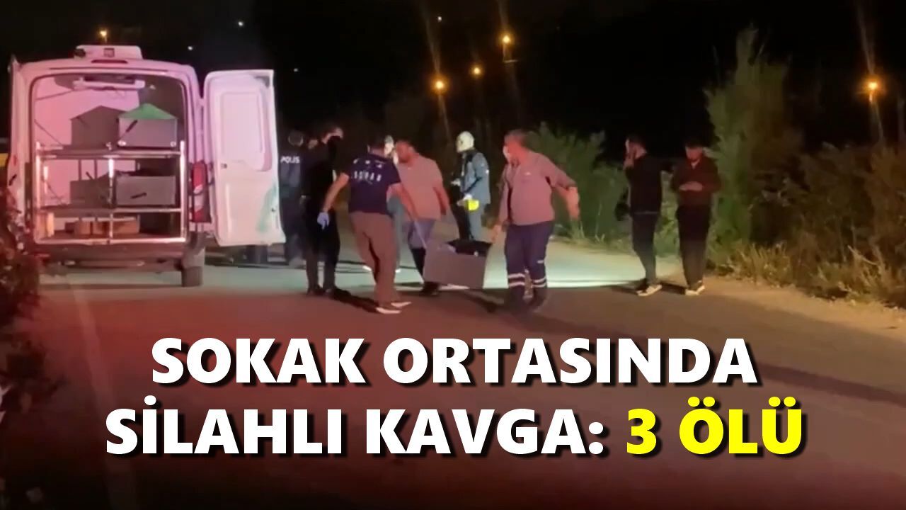 Silahların konuştuğu kavga 3 can aldı