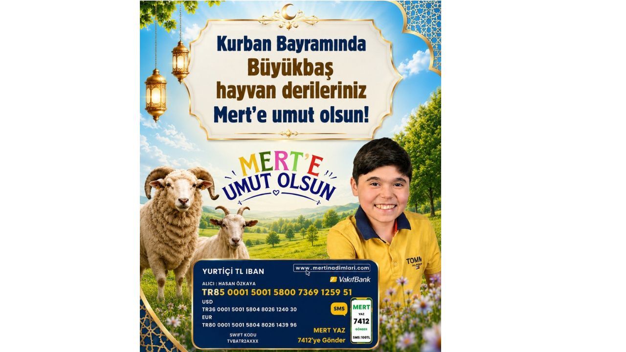 Söke’de Kurban Derileri Mert Için Bağışlanacak