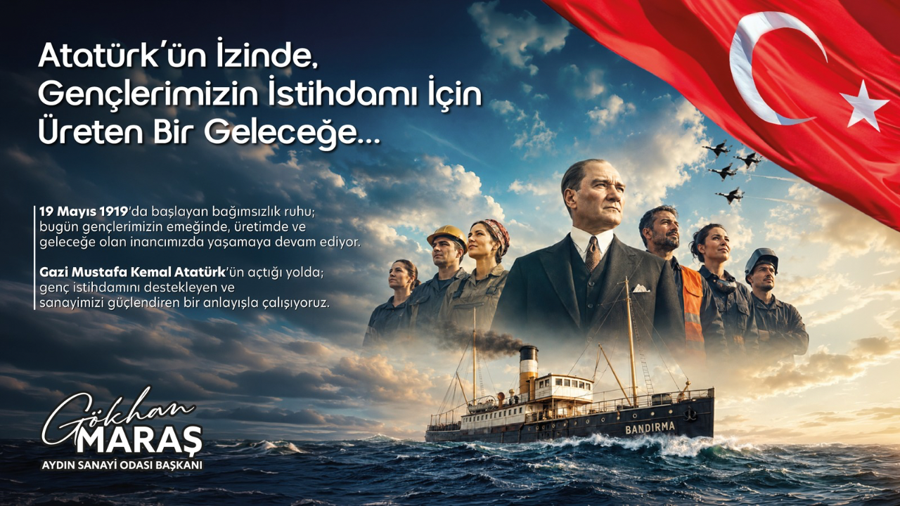 GÖKHAN MARAŞ’TAN 19 MAYIS KUTLAMA MESAJI