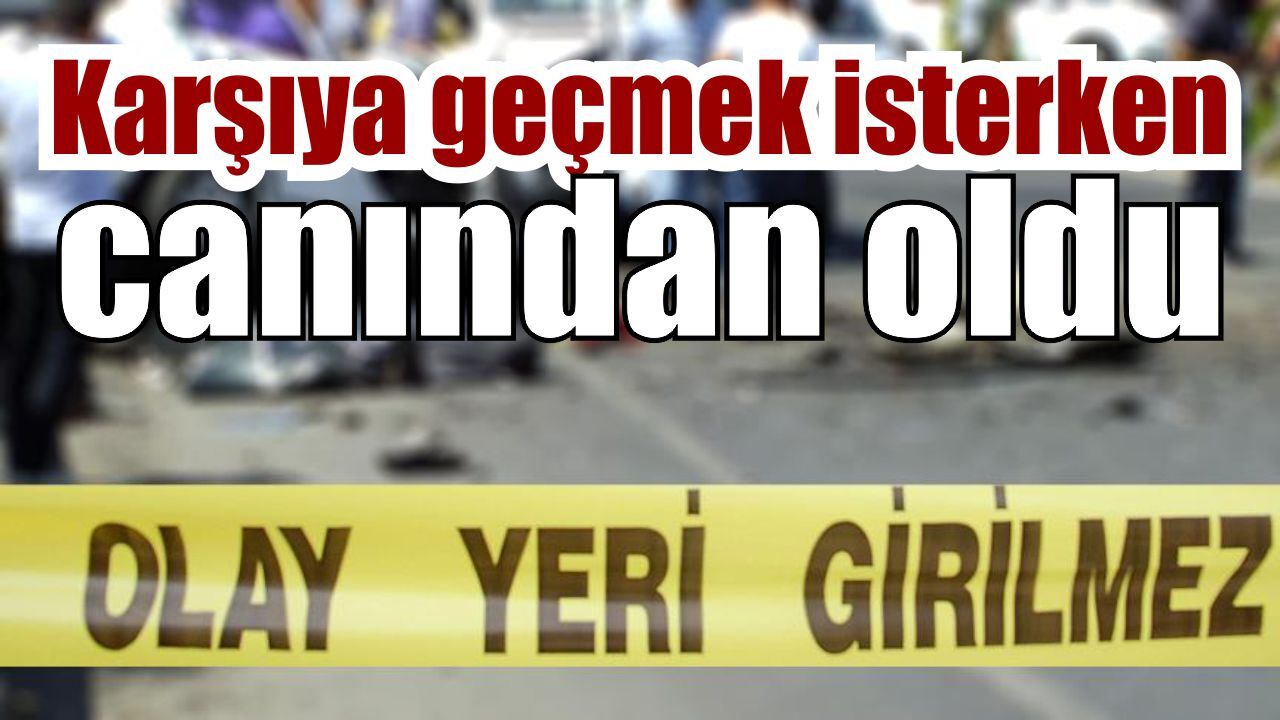 Yaya kazası yine can aldı