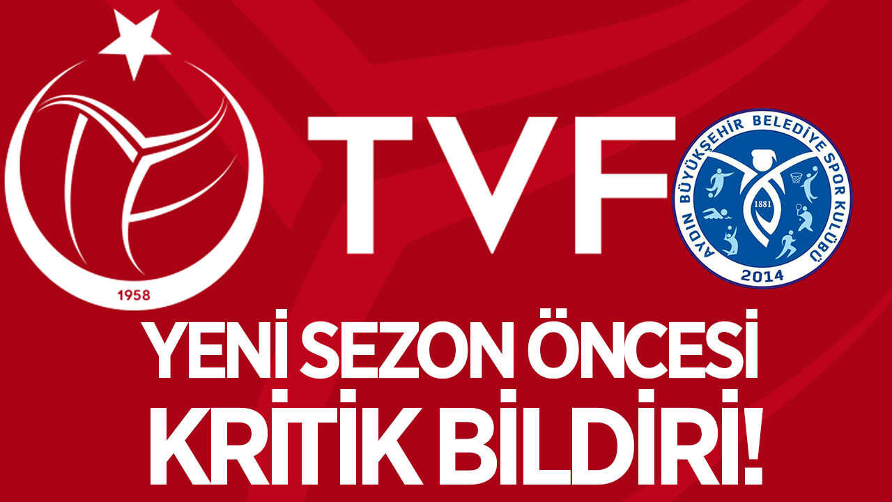 Aydın BŞB dahil tüm kulüplere TVF’den son tarih bildirimi