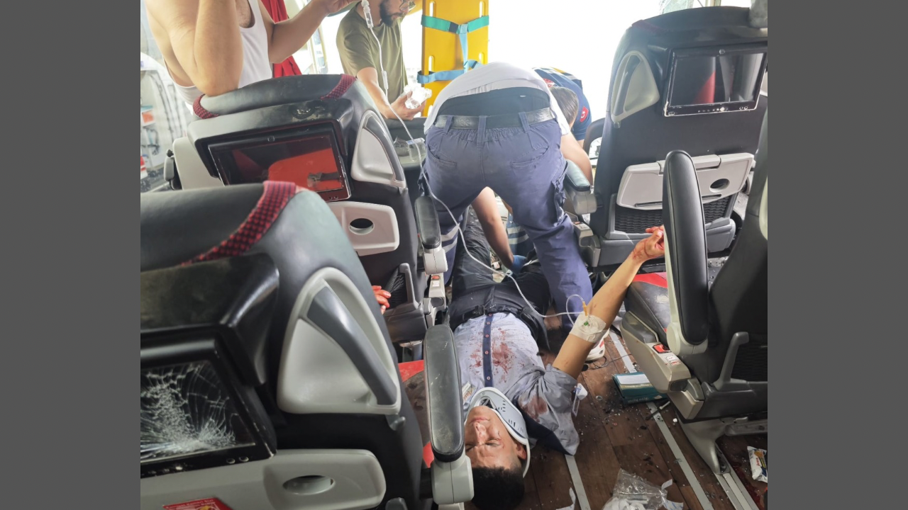 Aydın'da Katliam Gibi Kaza Muavinin Bacağı Ampüte Oldu-3