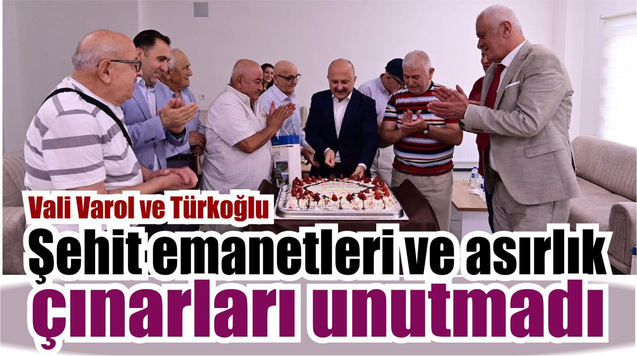 Aydın’da şehit babalarına Babalar Günü’nde vefa