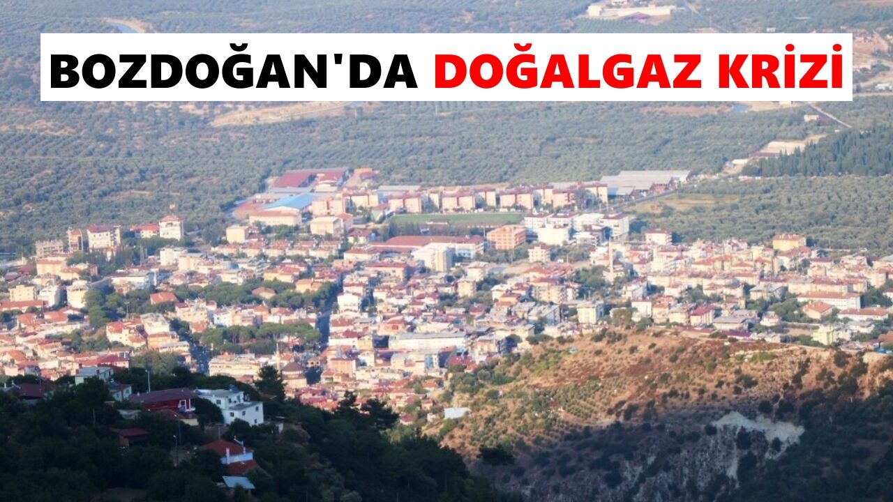 Bozdoğan'da doğalgaz krizi