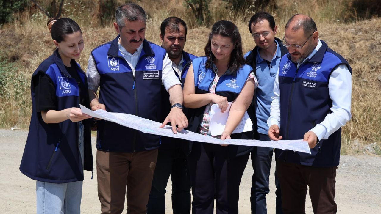 Çerçioğlu Düğmeye Bastı! Germencik'e Yeni Su Hattı Kuruluyor2