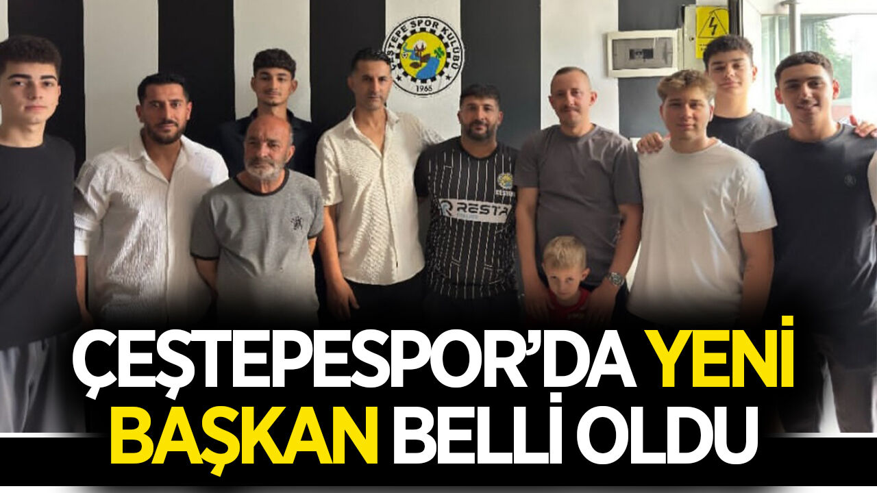 Çeştepespor'da görev değişimi! Efeler ekibi yeni başkanını seçti