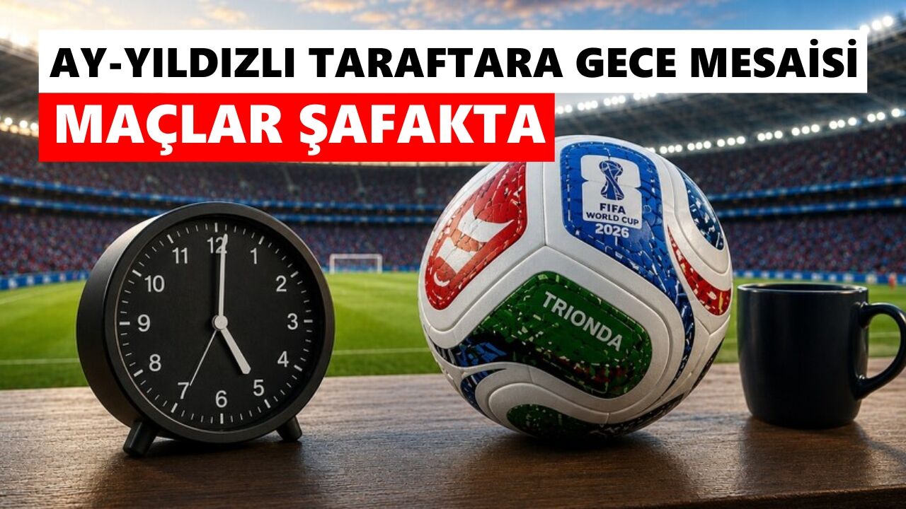 Dünya Kupası Türkiye'yi uykusuz bırakacak