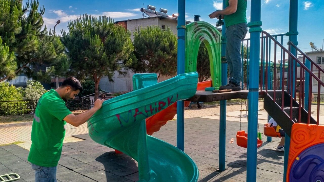 Efeler Belediyesi Parklardaki Tahribata Geçit Vermedi