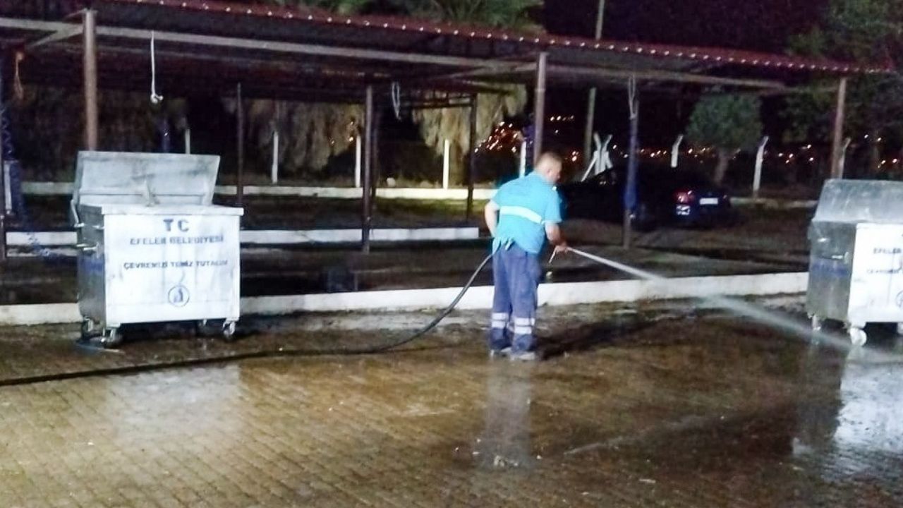 Efeler Belediyesi’nden Bayramda Hijyen Seferberliği