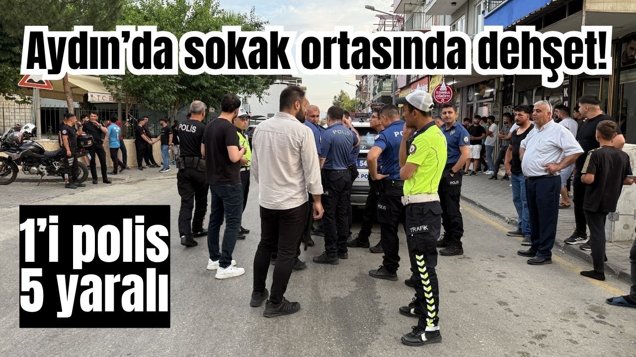 Efeler’de kan aktı: 5 kişi hastanelik oldu