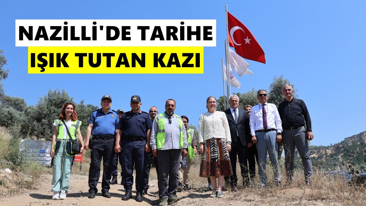 Nazilli'de tarihe ışık tutan kazı