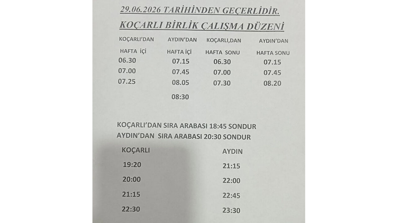 Koçarli Seferleri̇