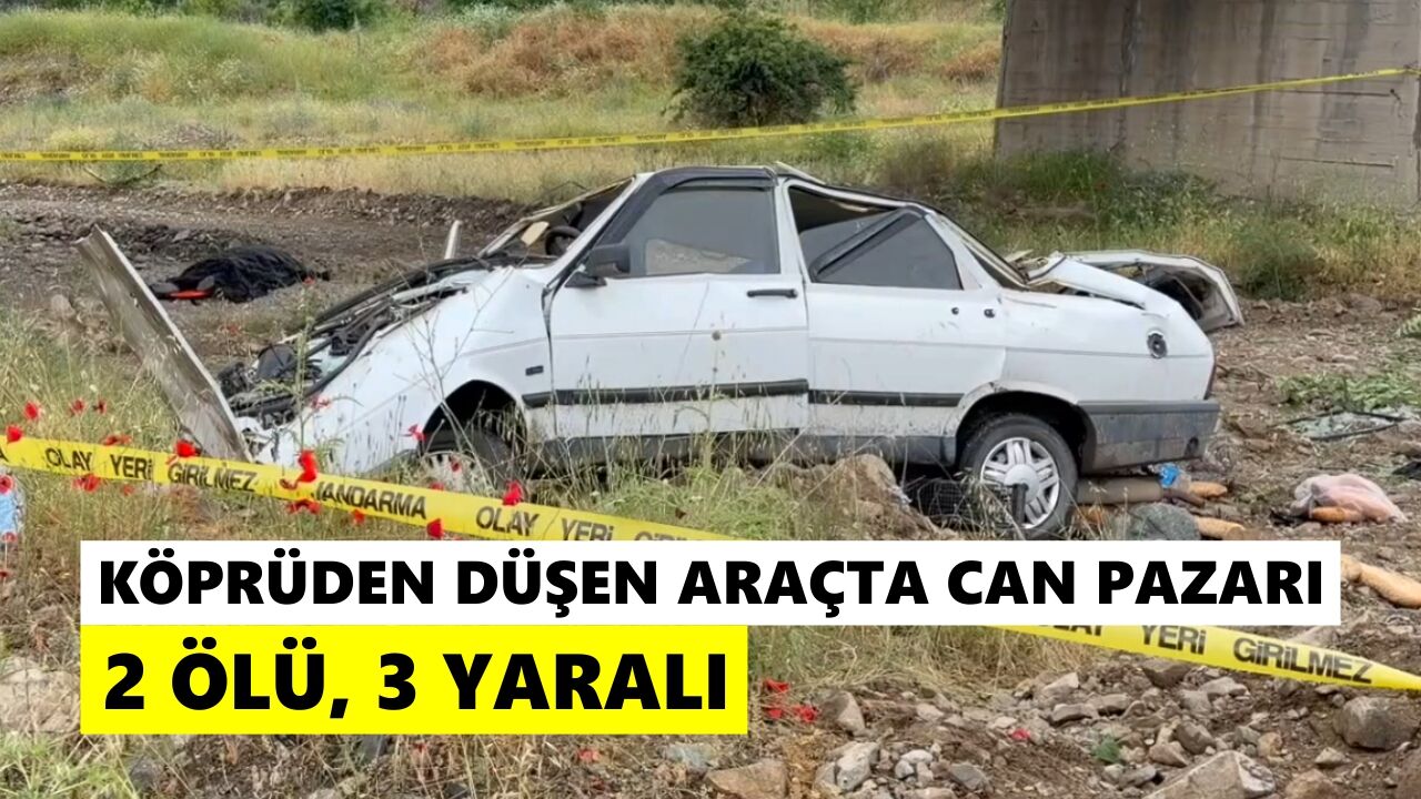 Köprüden uçan otomobilde 2 çocuk hayatını kaybetti