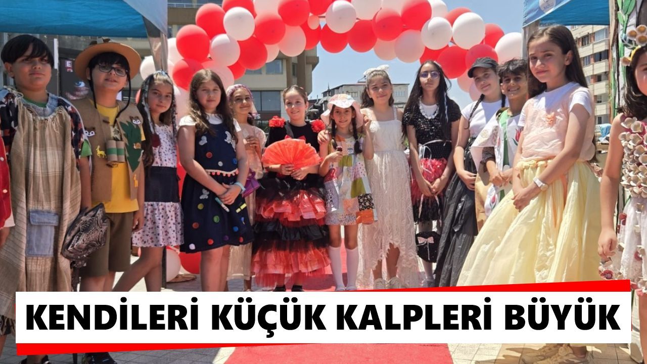 Nazilli’de miniklerden  çevre dersi