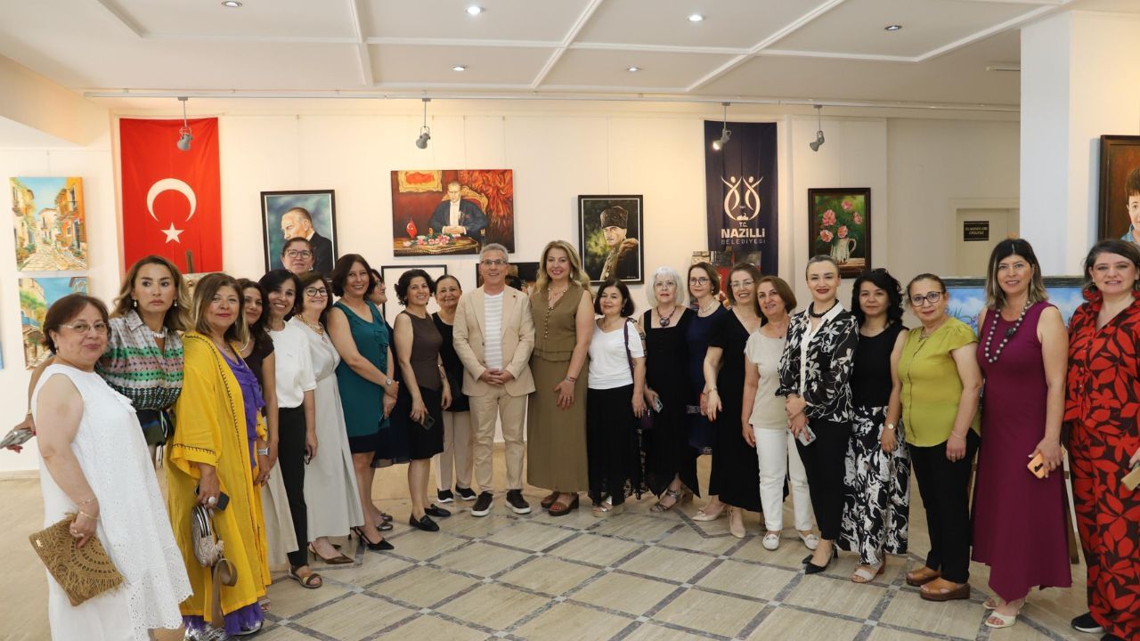 Nazilli’de Sanatın Renkleri Tuvale Yansıdı