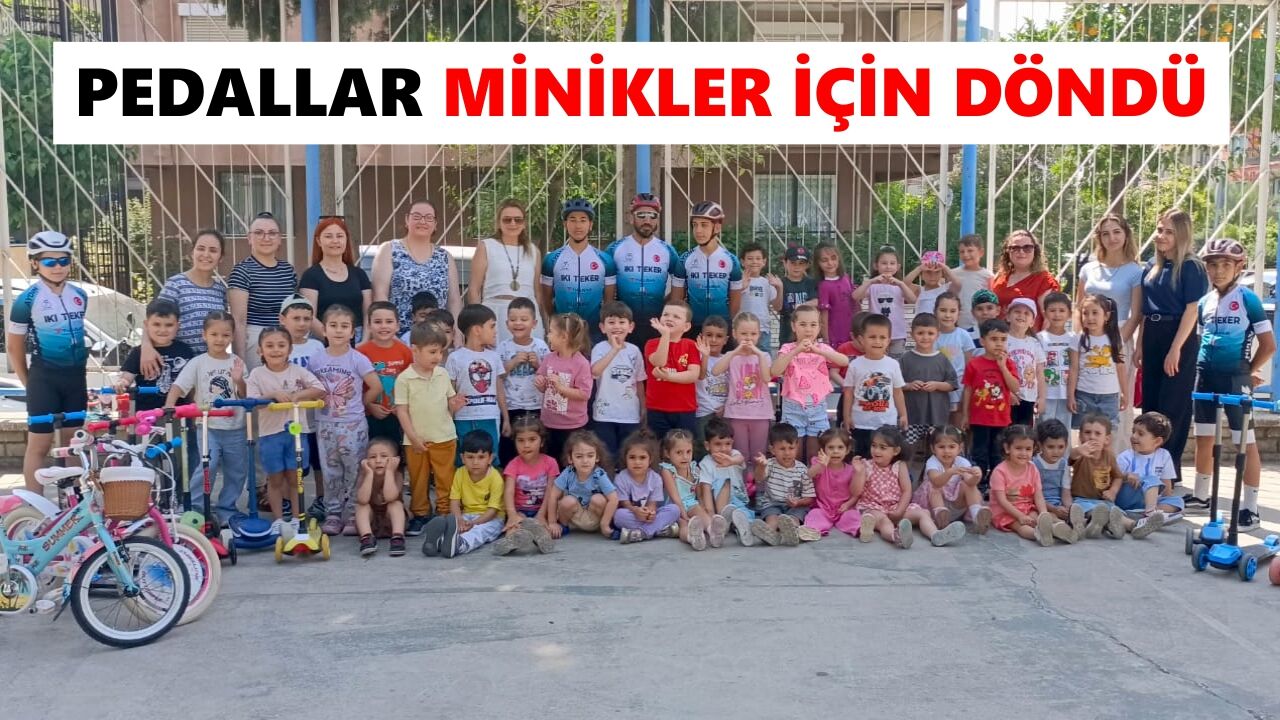 Pedallar minikler için döndü