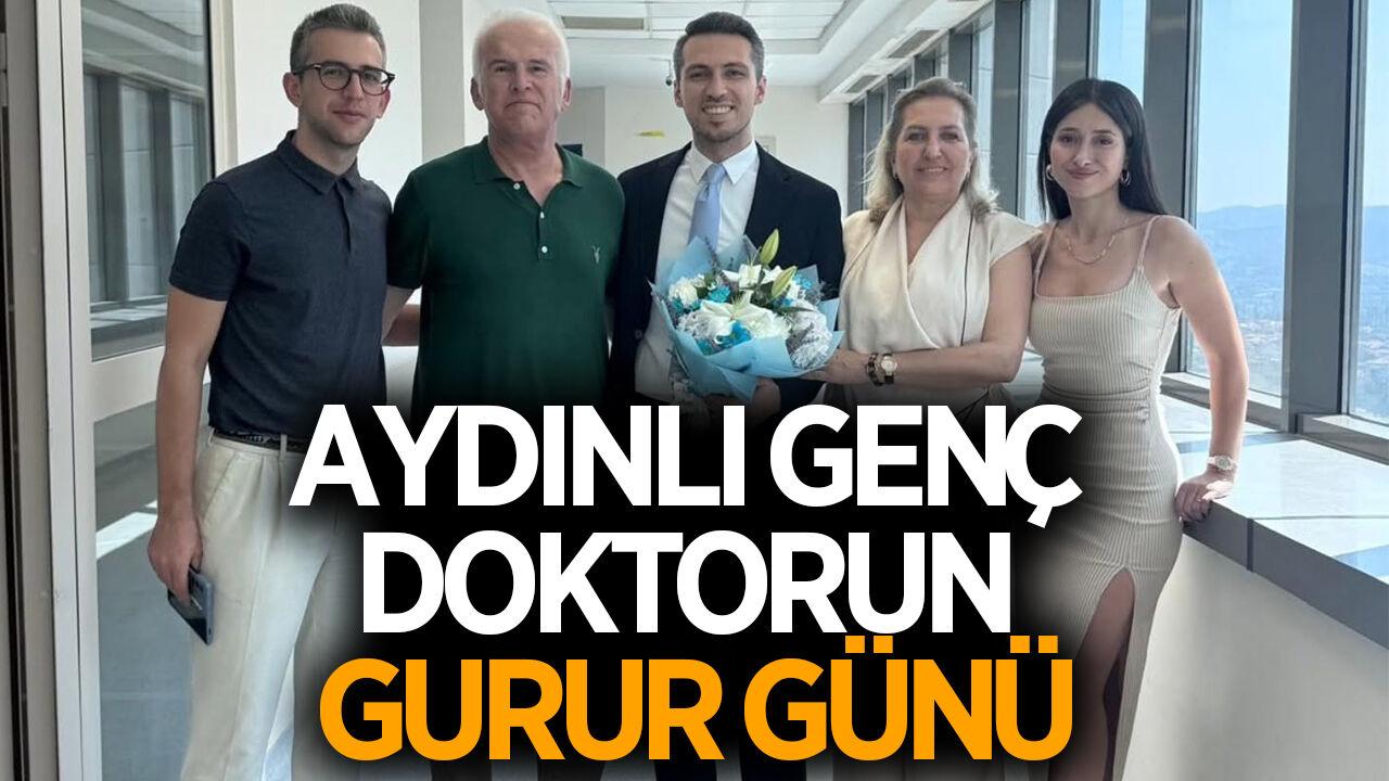 Aydınlı genç doktorun gurur günü! Operatör Doktor unvanını aldı