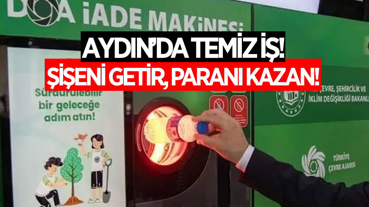 Aydın’da çöpe atmayıp geri getiren yaşadı: Tanesine 1 TL veriliyor, biriken para ATM'den bile çekilebiliyor