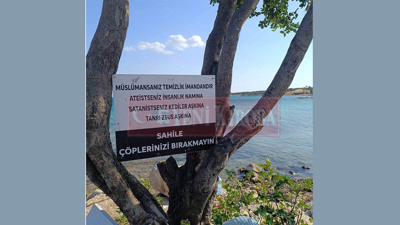 Didim Sahilinde Ilginç Uyarı