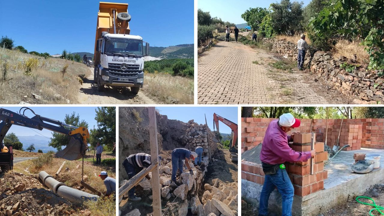 Karacasu Belediyesi Sahada Mahalle Mahalle Hizmet Atağı1