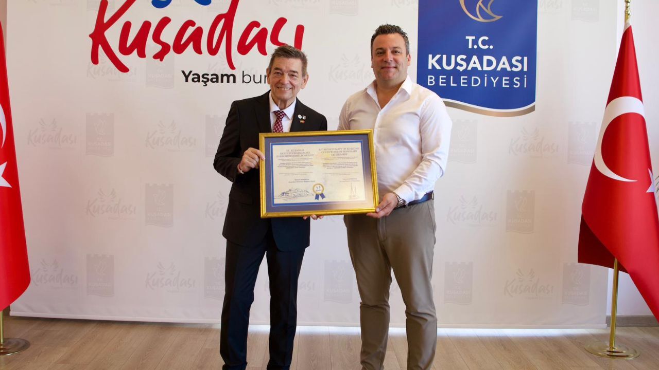 Kuşadası'nın Fahri Hemşehrisi Werner Arndt Oldu6