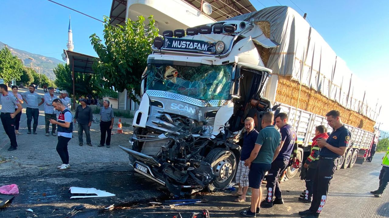 Kuyucak'ta Yürekleri Ağza Getiren Kaza!1