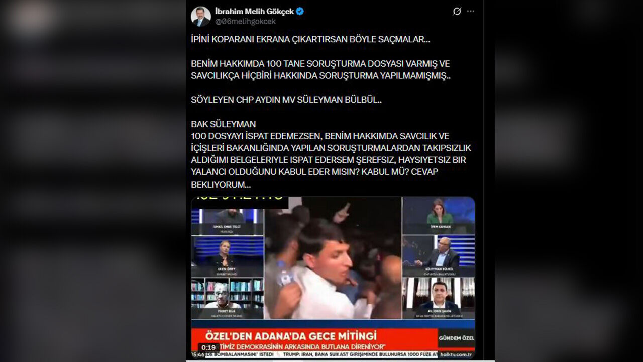 Melih Gökçek Süleyman Bülbül Yeni Kıroba