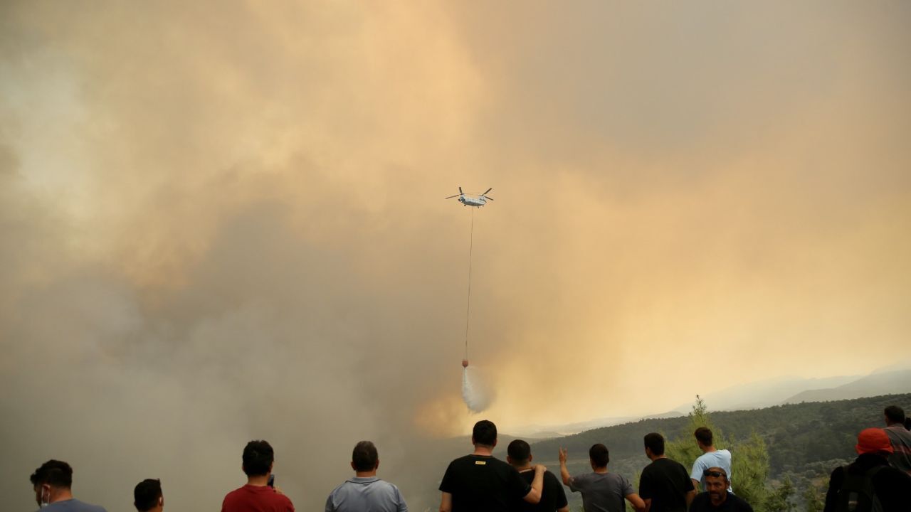 Muğla'da Hastane Ve Evler Tahliye Edildi3