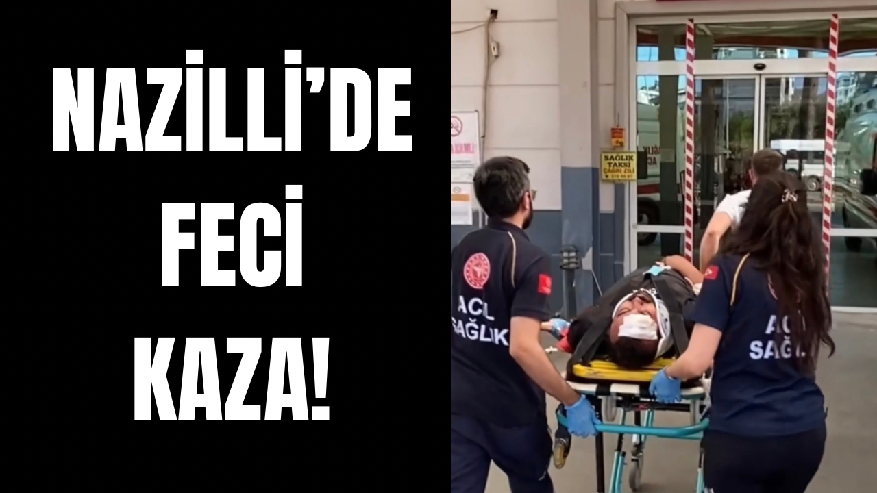 Nazilli’de korkutan kaza: Karayoluna çıkarken motosikletle çarpıştı!