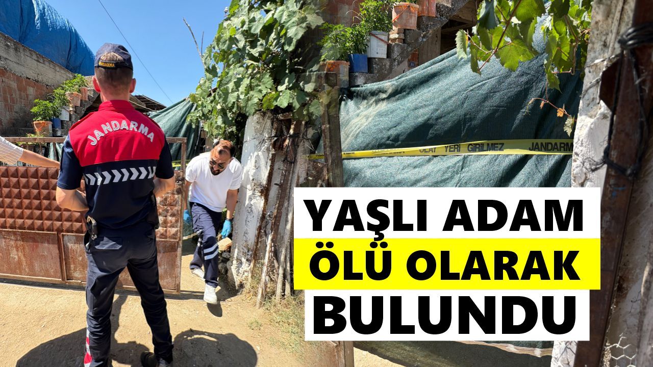 Nazilli'de yaşlı adam ölü olarak bulundu