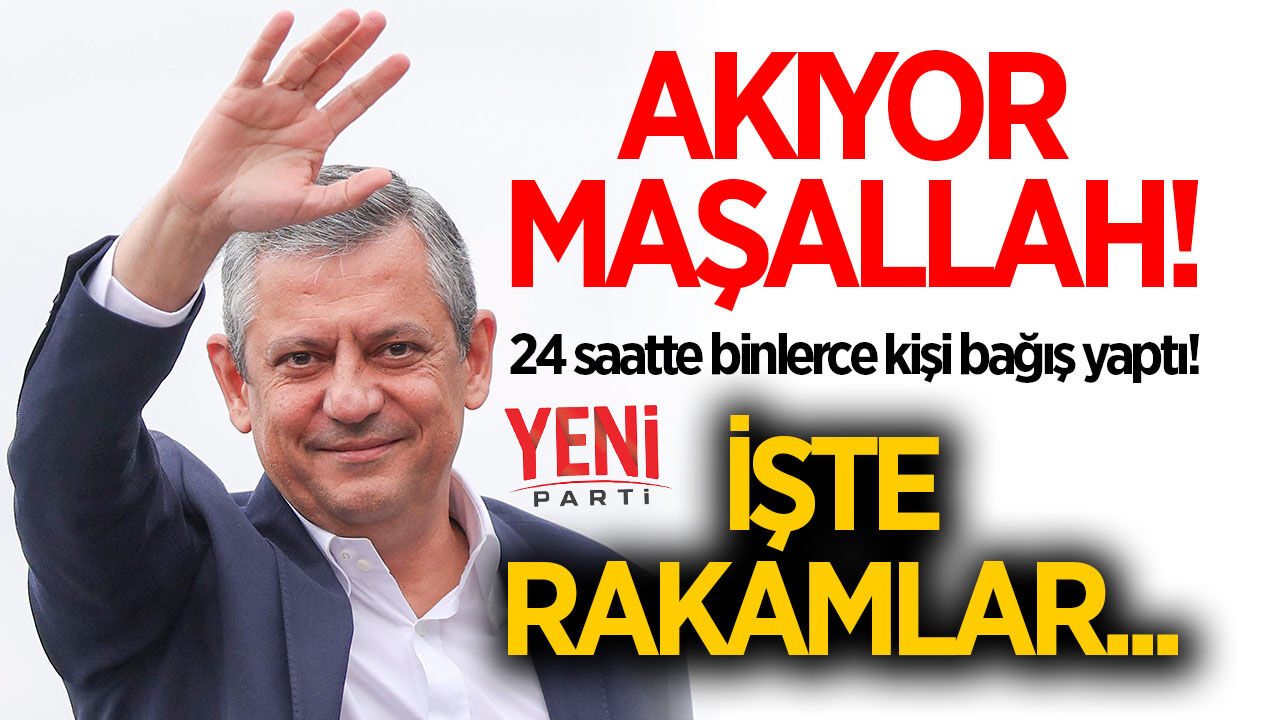Yeni Parti'ye bağış yağdı! 24 saatte binlerce kişi bağış yaptı