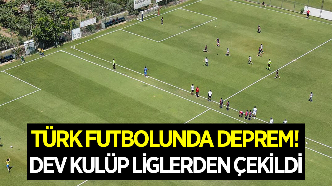 Türk futbolunda deprem! Profesyonel liglerden çekildiği açıkladı