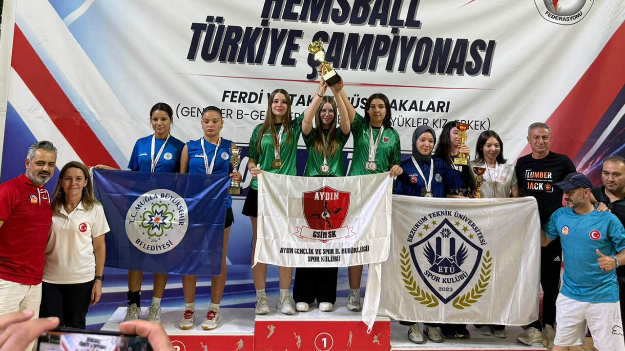 Aydınlı Hemsball sporcularından Türkiye Şampiyonası’nda 24 madalya ve 7 kupa