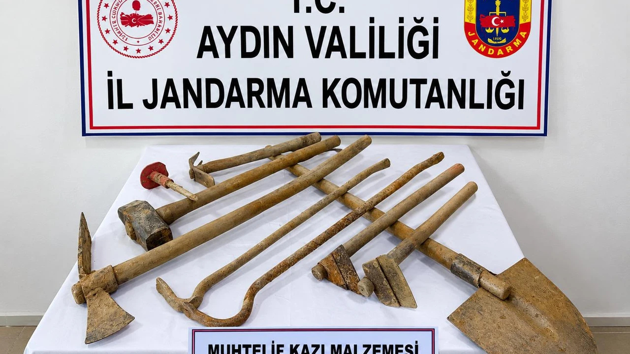 Aydın'da jandarmadan suçüstü: 6 kişi gözaltına alındı