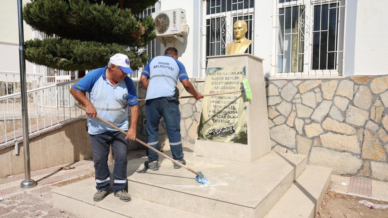 Didim’de okullarda yeni dönem hazırlığı