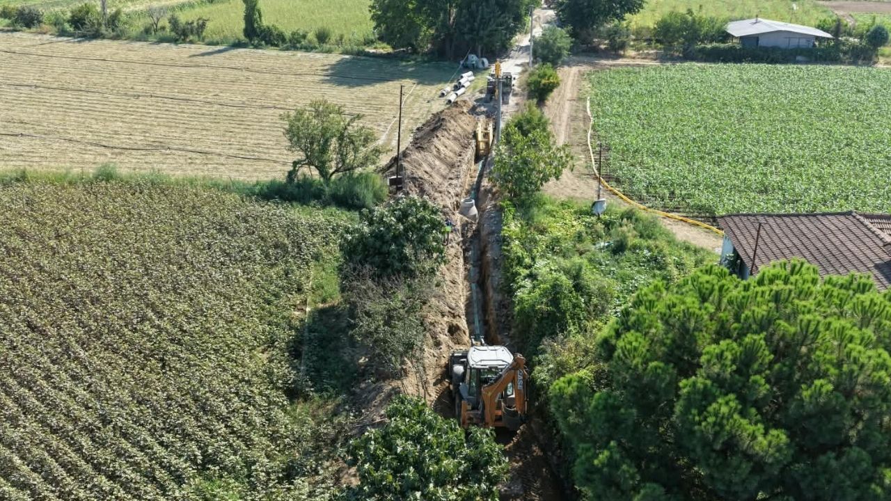İncirliova’nın Altyapısını Güçlendirecek Projede Çalışmalar Sürüyor