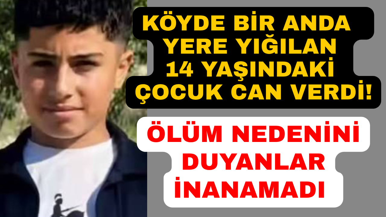 Evinin bahçesinde kalp krizi geçiren çocuk kurtarılamadı