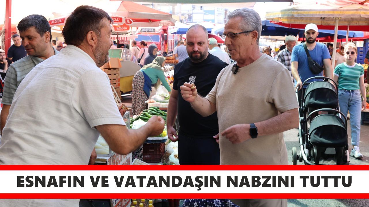 Tetik esnafın ve vatandaşın nabzını tuttu