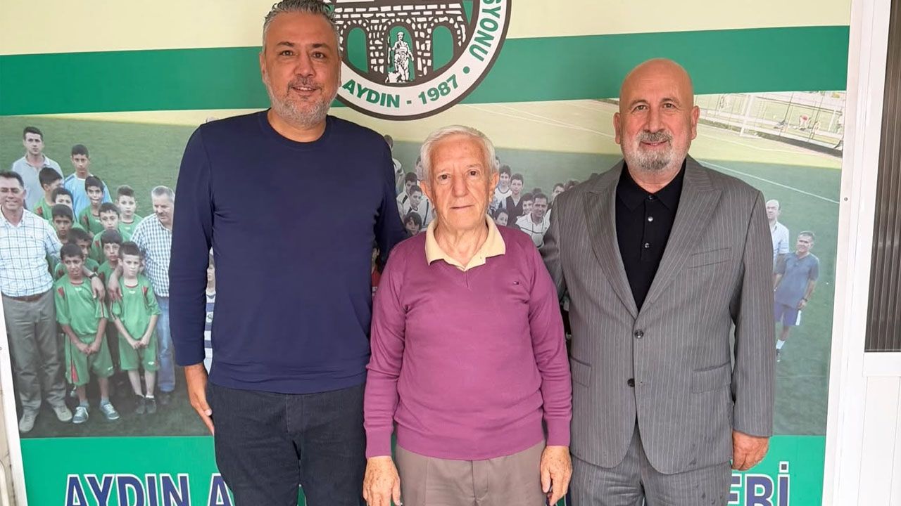Aydın ASKF kurucu başkanı Beyazıt Yılmaz ve eski başkan Arslantaş, ASKF'yi ziyaret etti