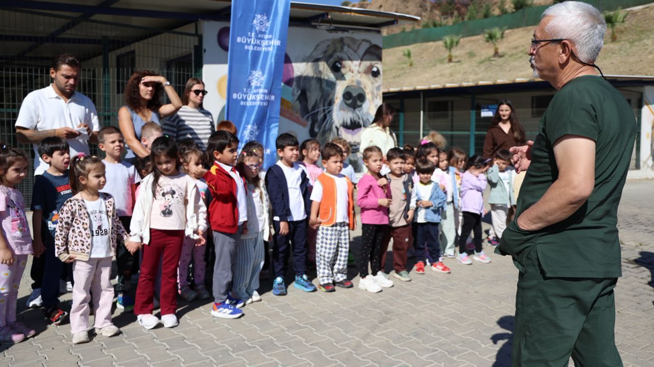 Aydın’da Çocuklar Hayvan Sevgisini Yerinde Öğrendi 3