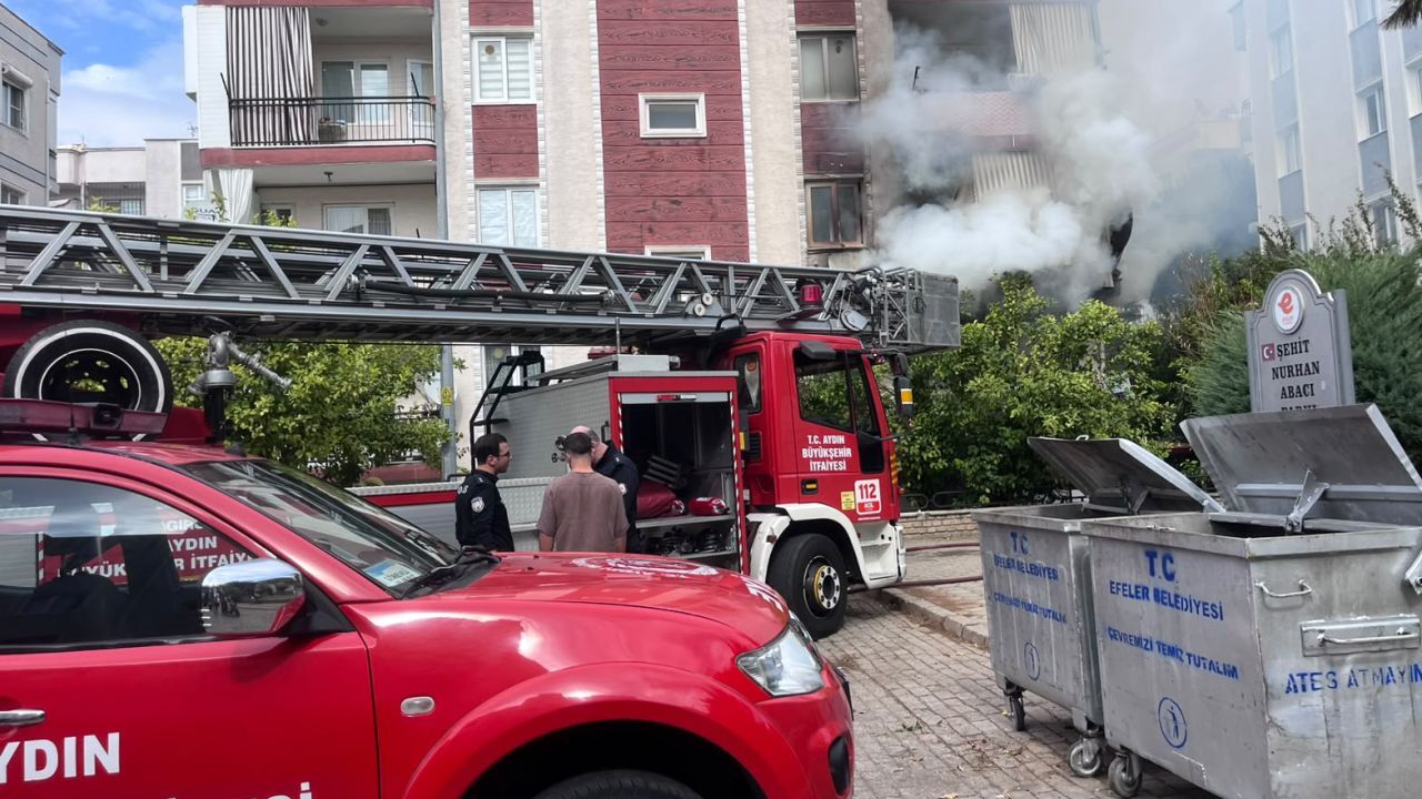 Aydın’da Tüp Patladı! Evde Yangın Çıktı2